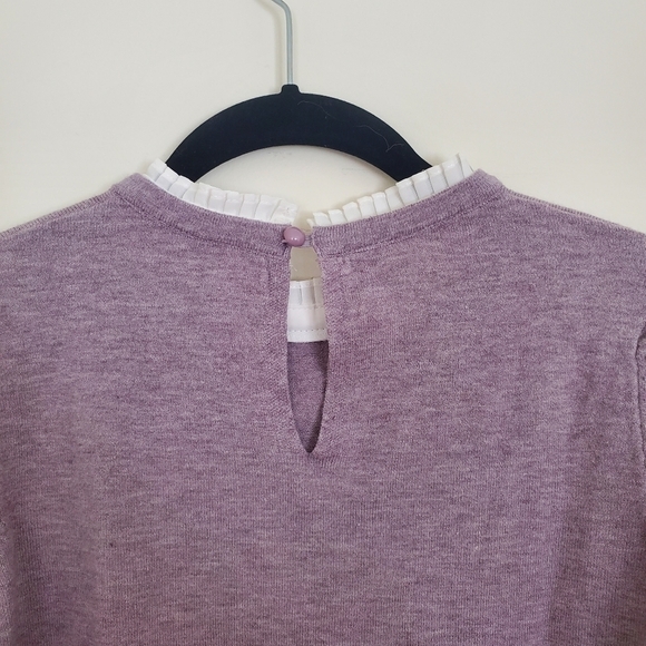 Vila Milano Pleated Collar and Cuff Sweater NWOT - Picture 4 of 7